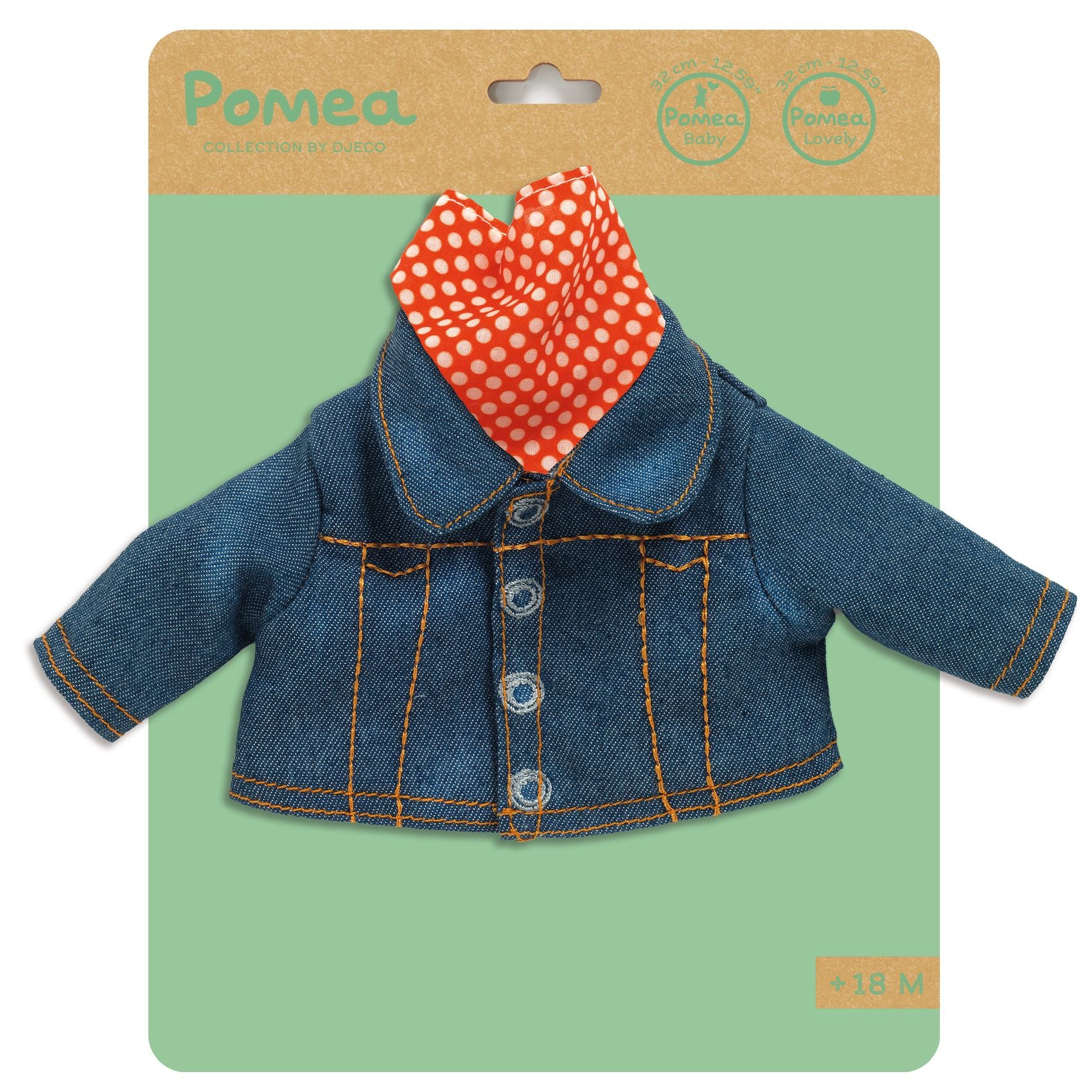 Vestiti per bambole Lovely Pomea, Giacca denim