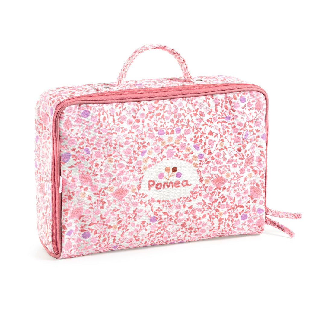 Poupée bébé, valise et accessoires, Pomea Lily