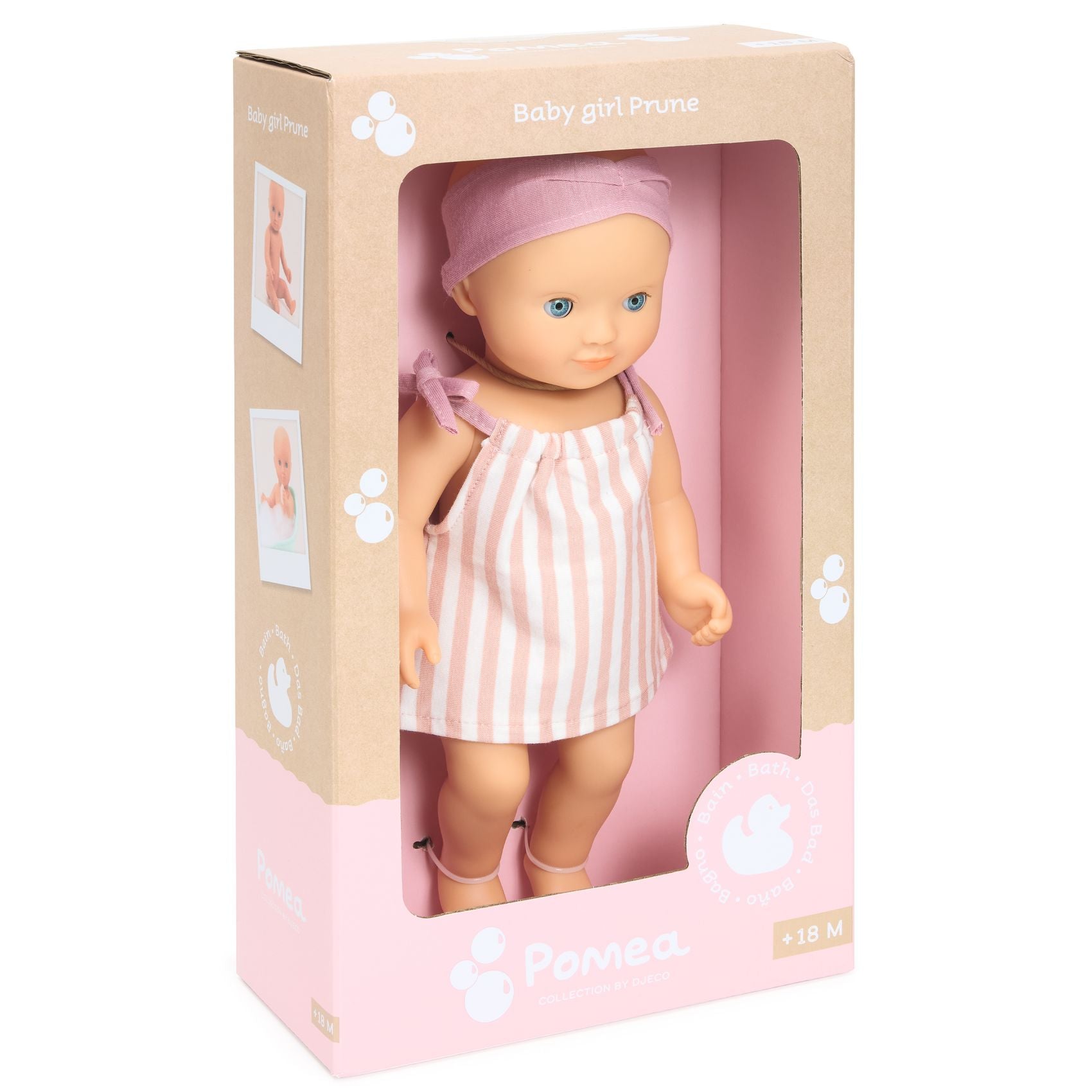 Bath doll, Baby girl, Pomea Prune