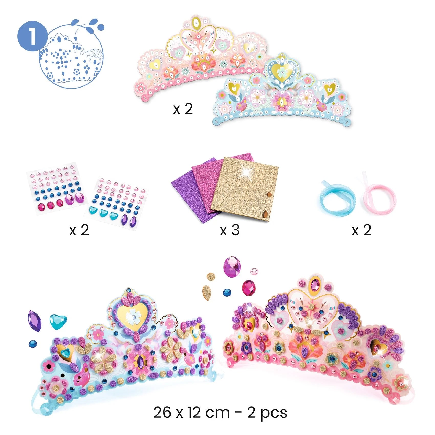 Coffret activité 12 créations, Nymphea