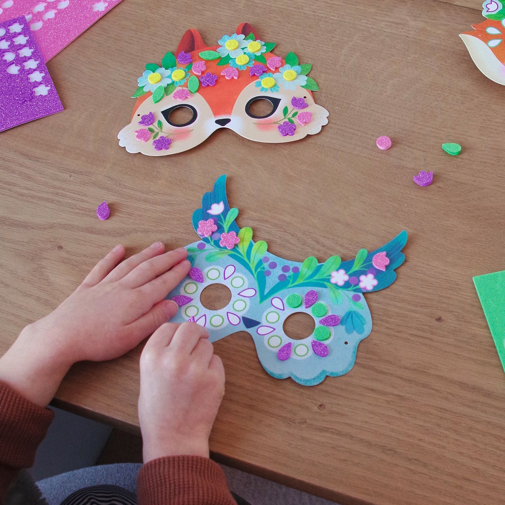 Maschere animali della foresta, Kit creativo fai da te