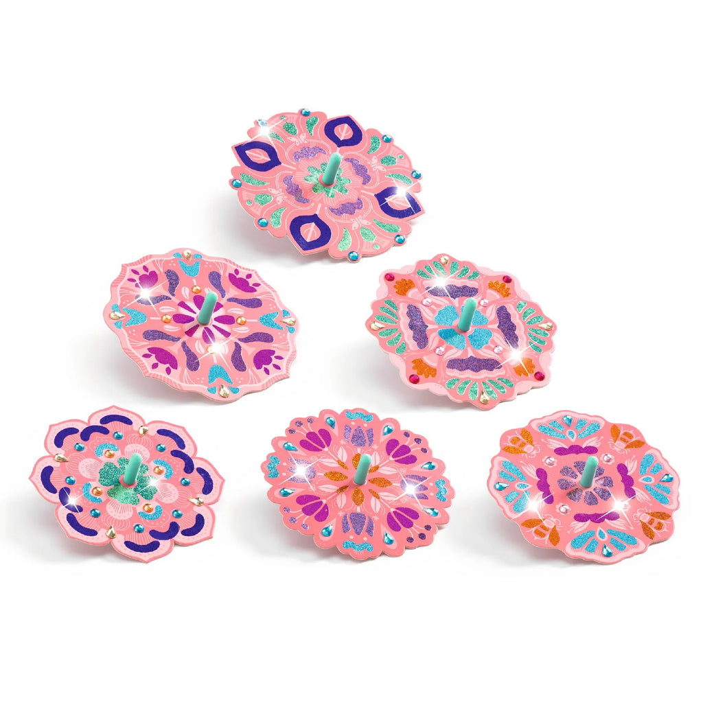Do it yourself, Create 12 spinning tops - Flower Power