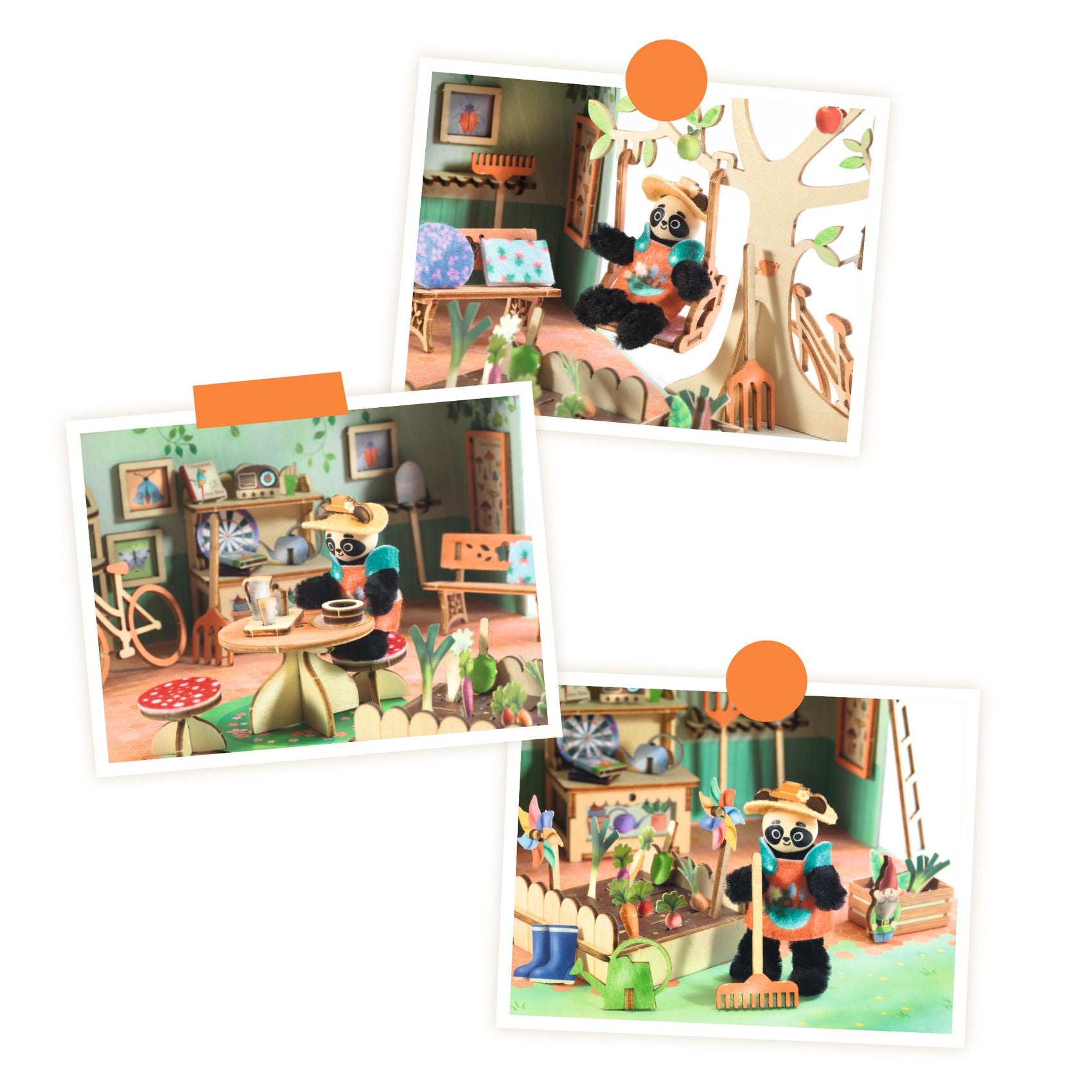 Miniature house to create, Mi house - Olive