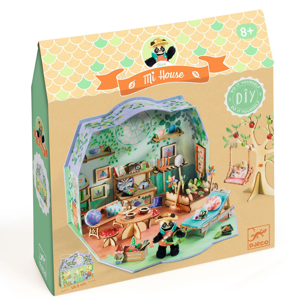 Miniature house to create, Mi house - Olive