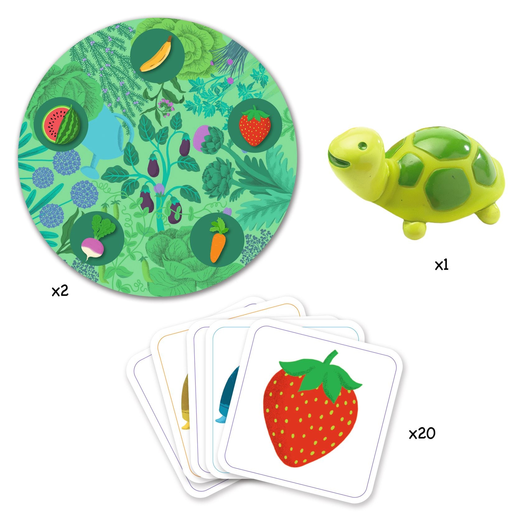 Gioco di osservazione e memoria Little memo garden | Djeco DJ08559