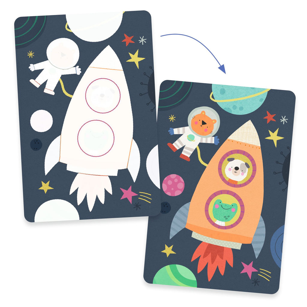 Disegni magici da colorare con acqua In strada | Djeco