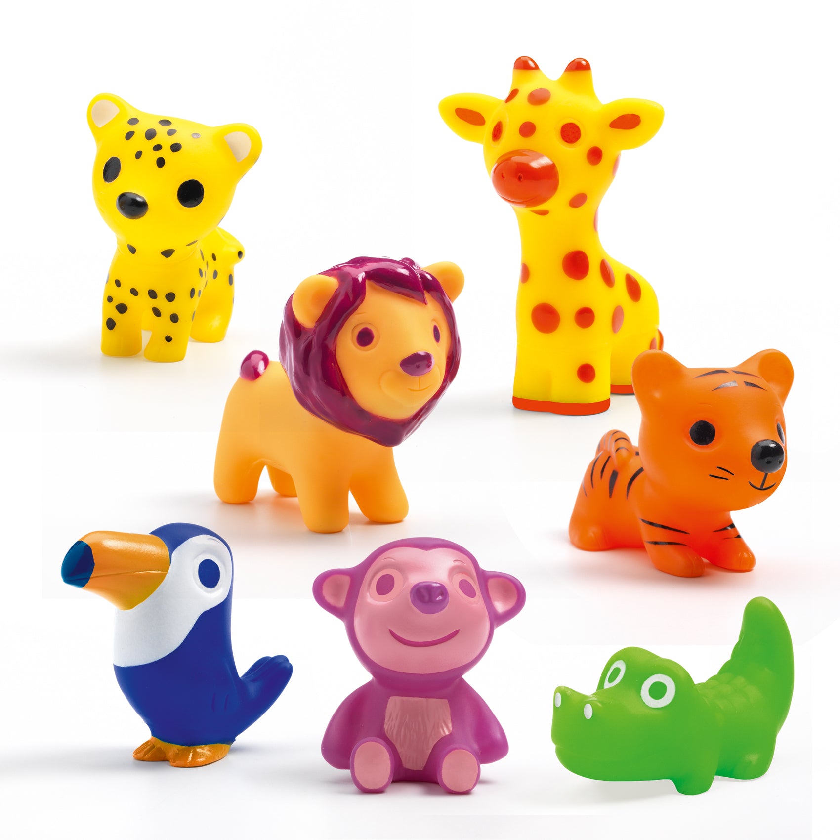 Djeco | Troopo-savanna 7 jungle animals DJ09117 – PIPI & PUPU and