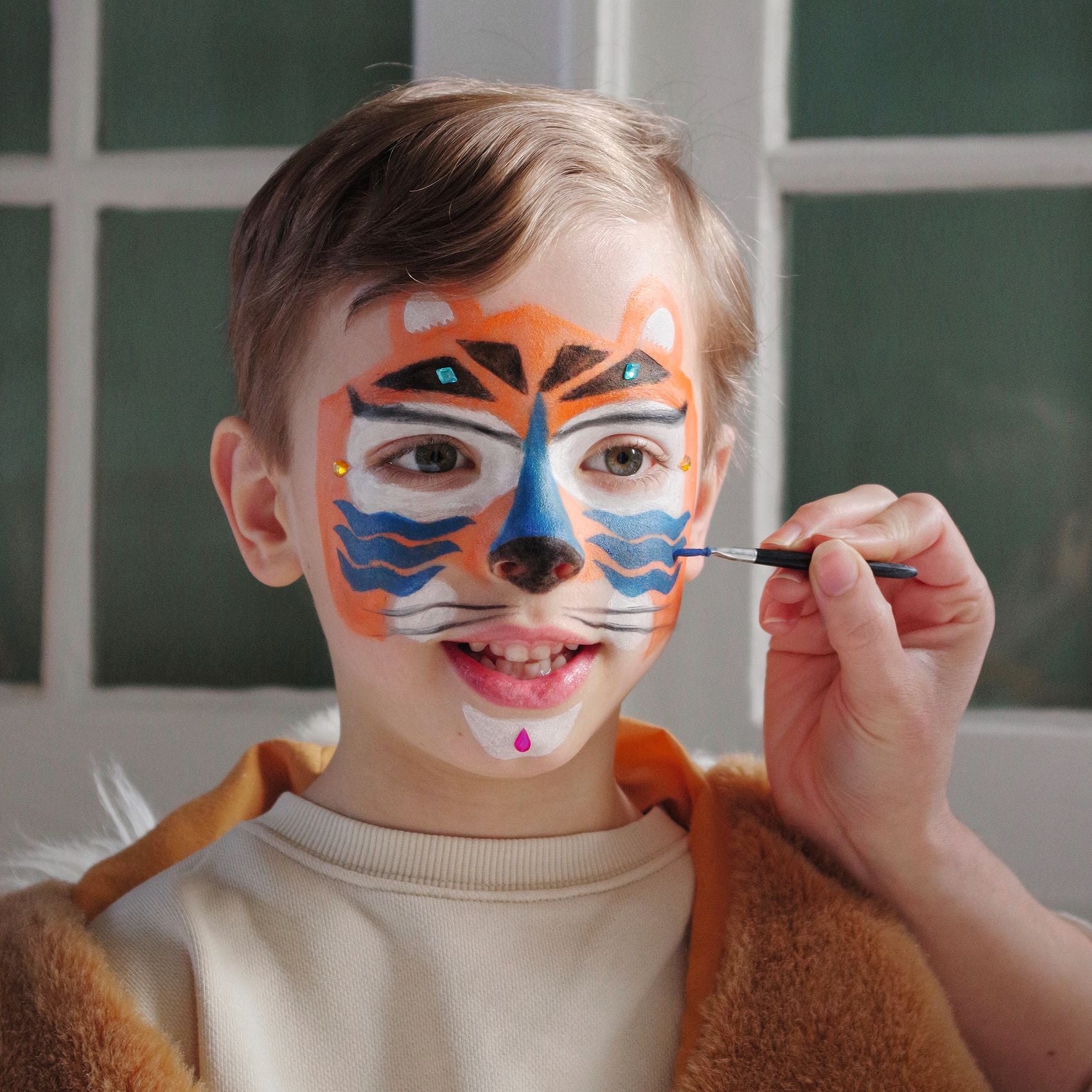 Cofanetto trucco face painting, Panthera