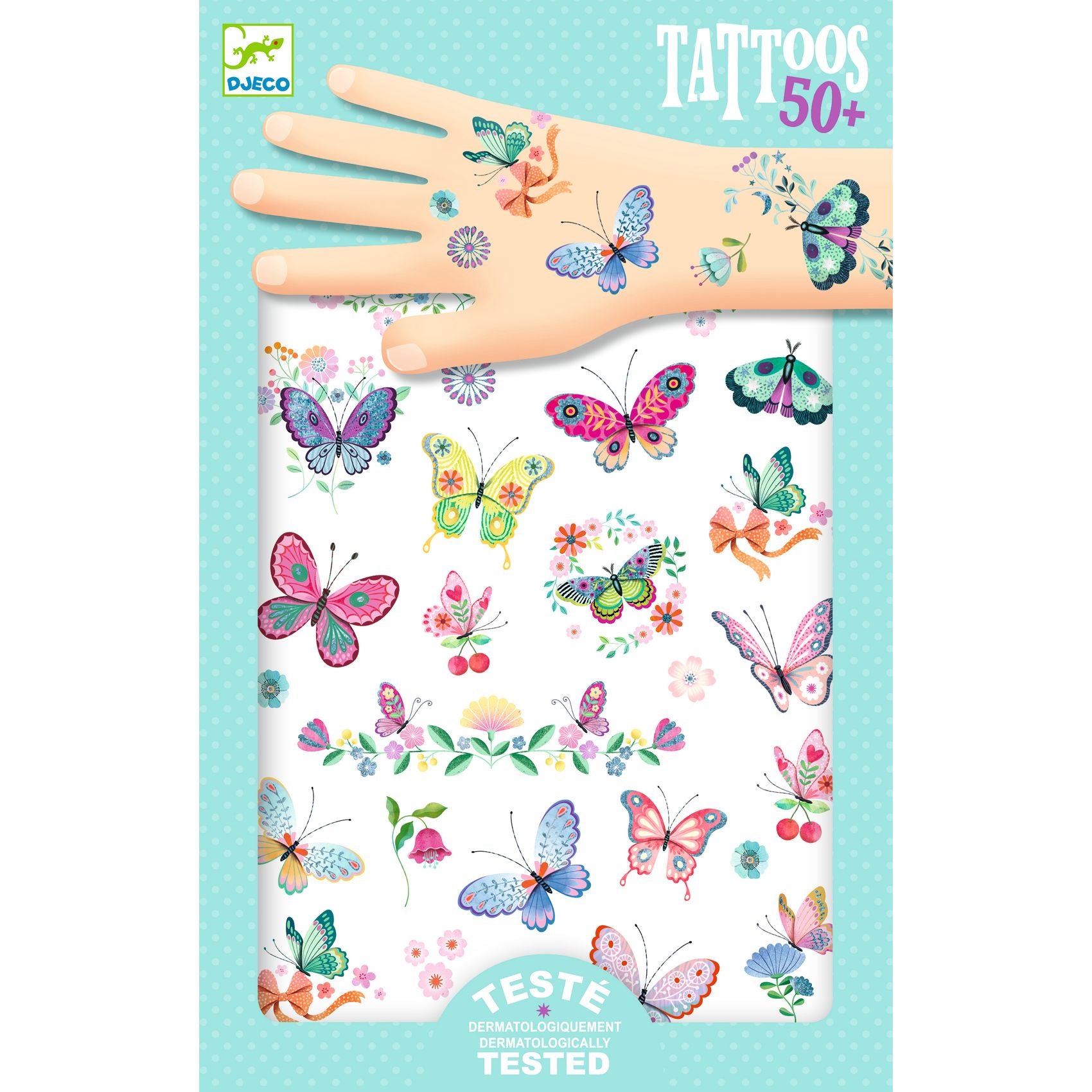 Tatuaggi temporanei, Farfalle dei sogni 50pz