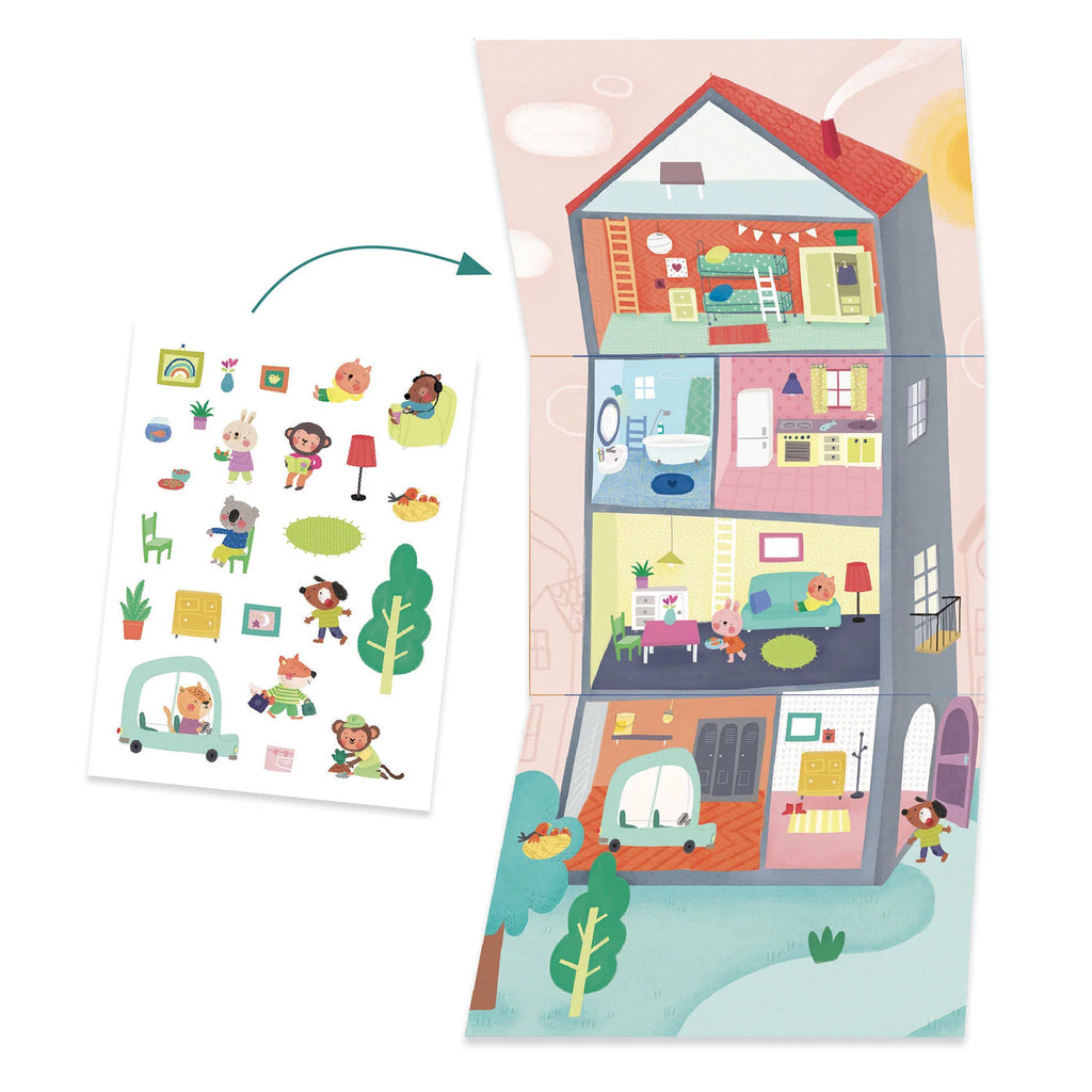 Kit 6 attività creative, Gli animali e la loro casa