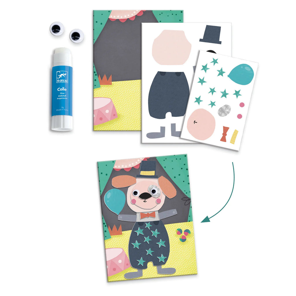 Kit 6 attività creative, Gli animali e la loro casa