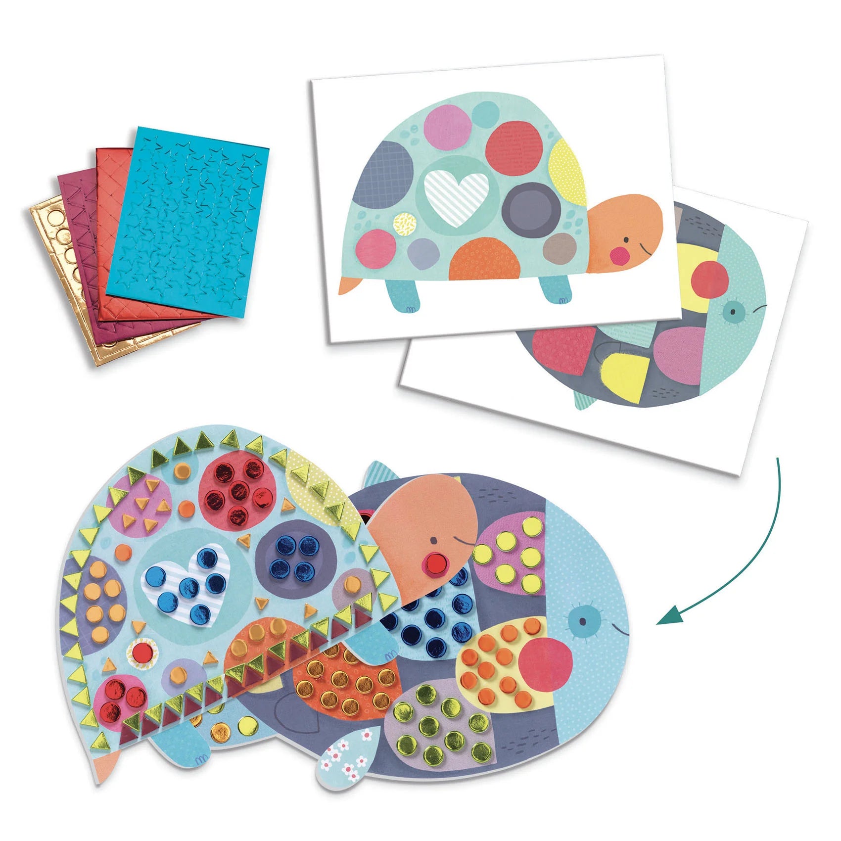 Kit 6 attività creative, Gli animali e la loro casa