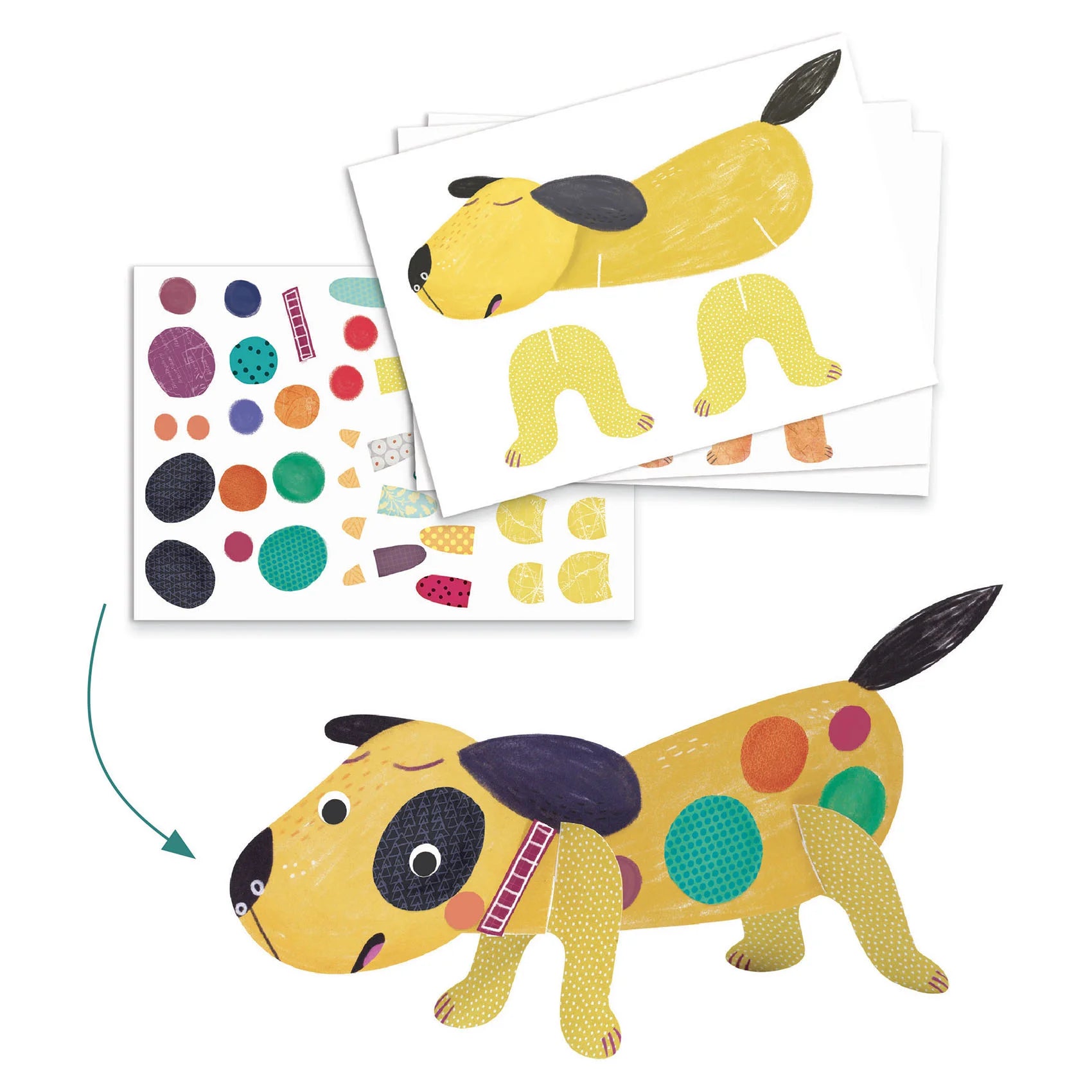 Kit 6 attività creative, Gli animali e la loro casa