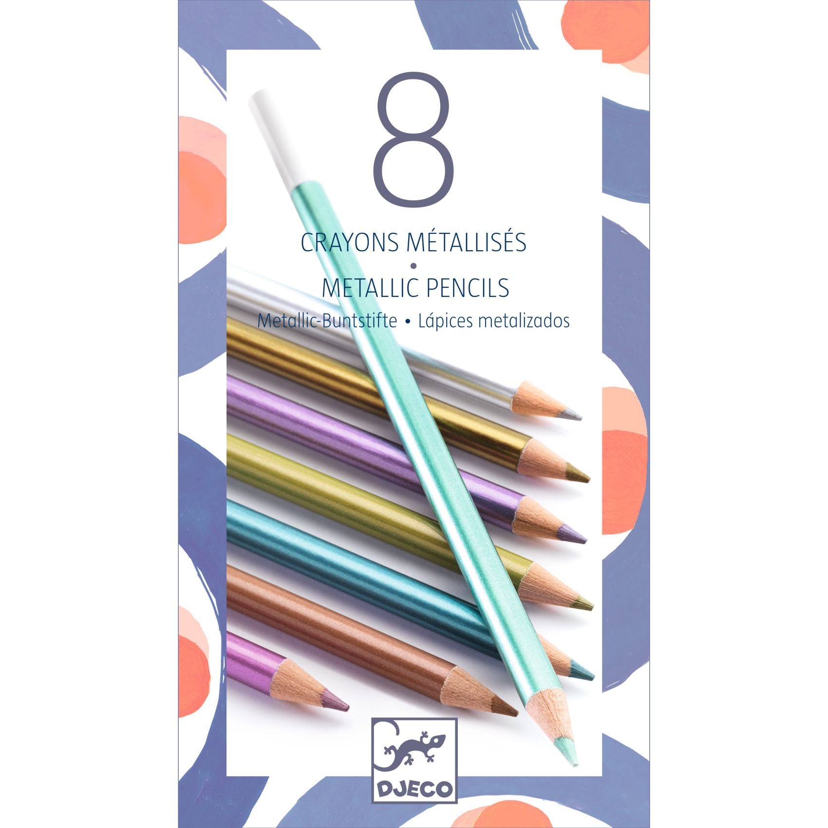Metallic pencils, 8pcs