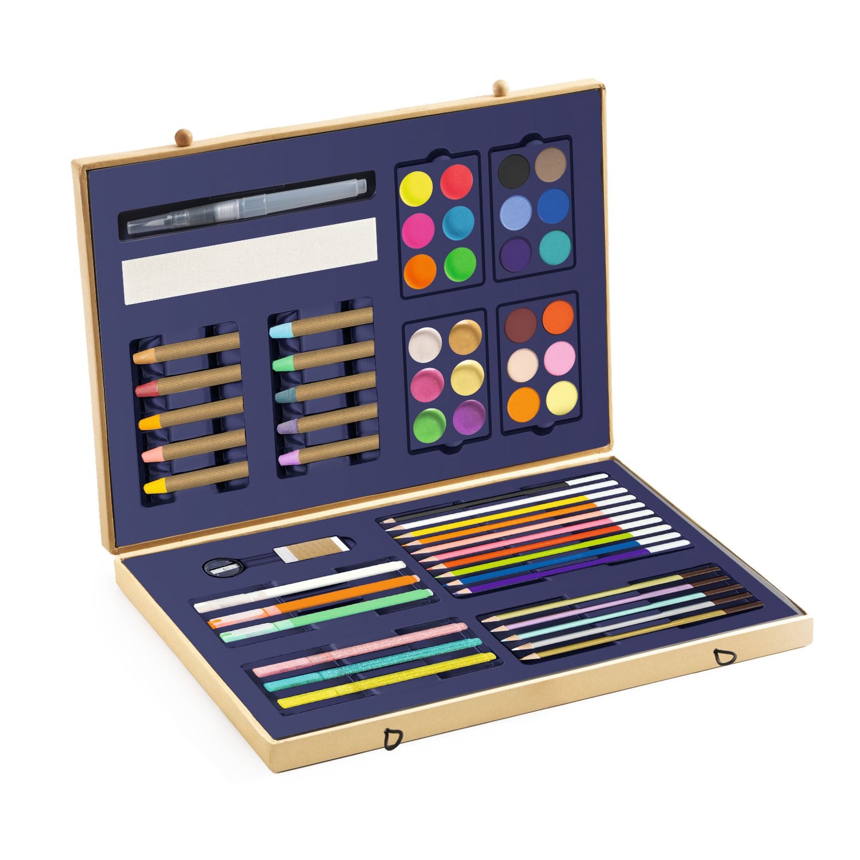 Djeco | Scatola di colori con 60 pezzi, Sparkling Box