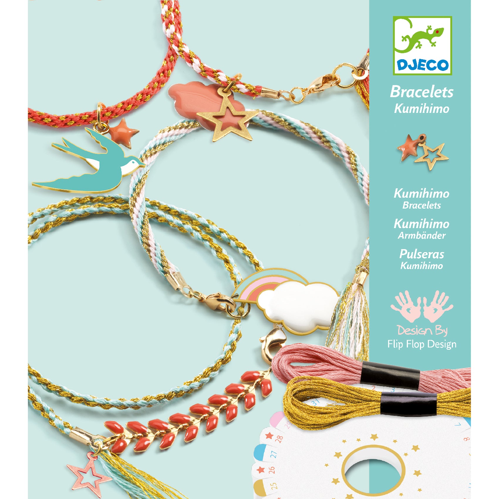 Making bracelets, Celeste