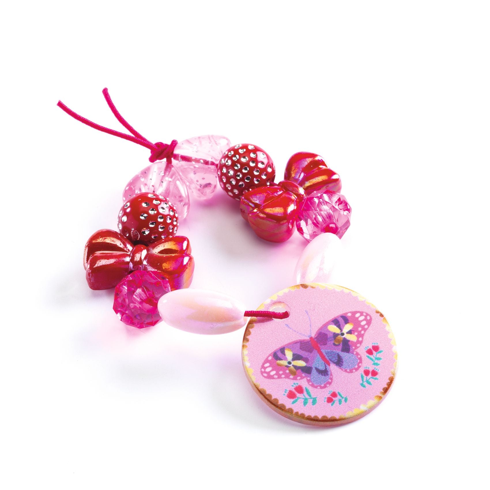 Butterfly beads and pendants set 285pcs