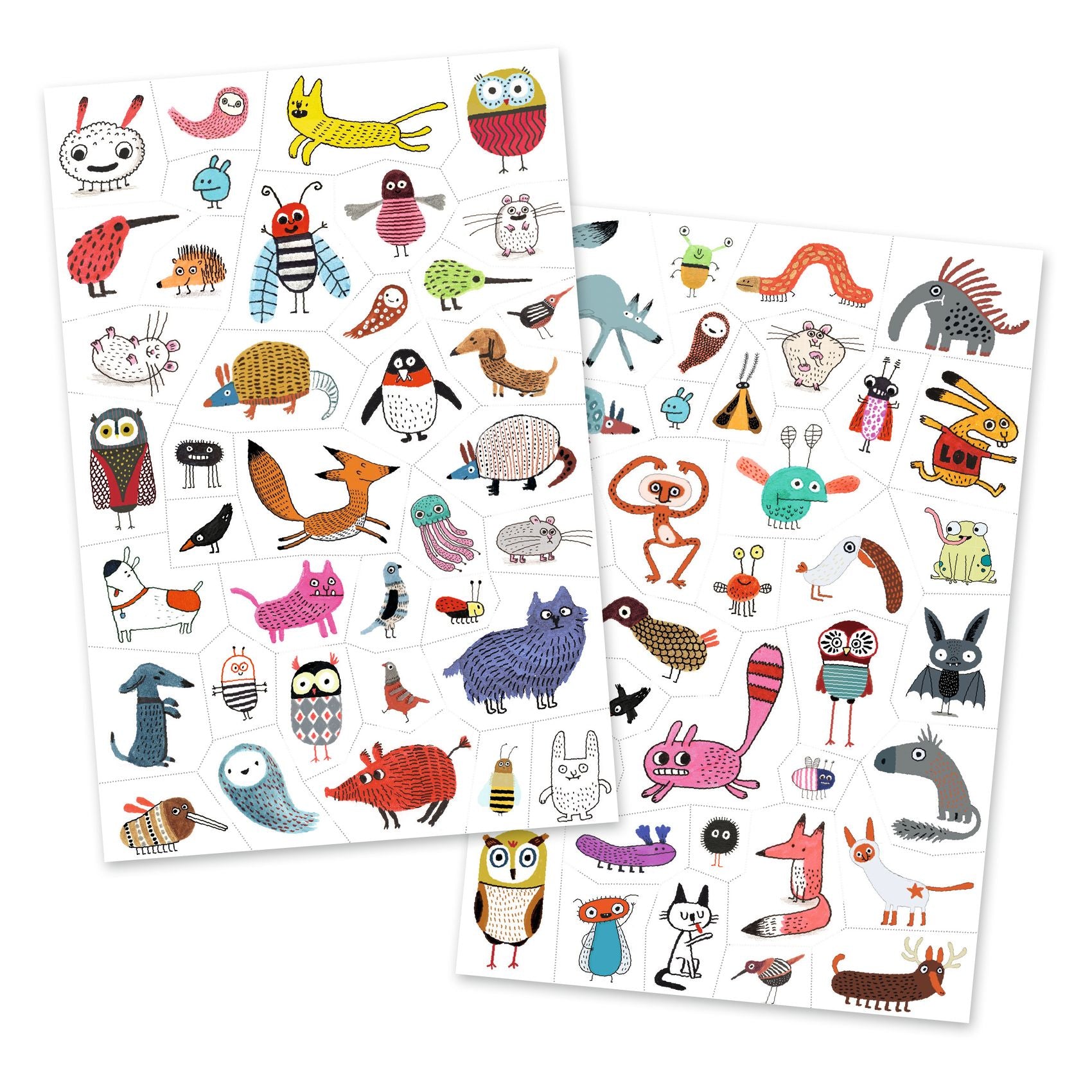 Tatuaggi temporanei, Piccole creature 50pz