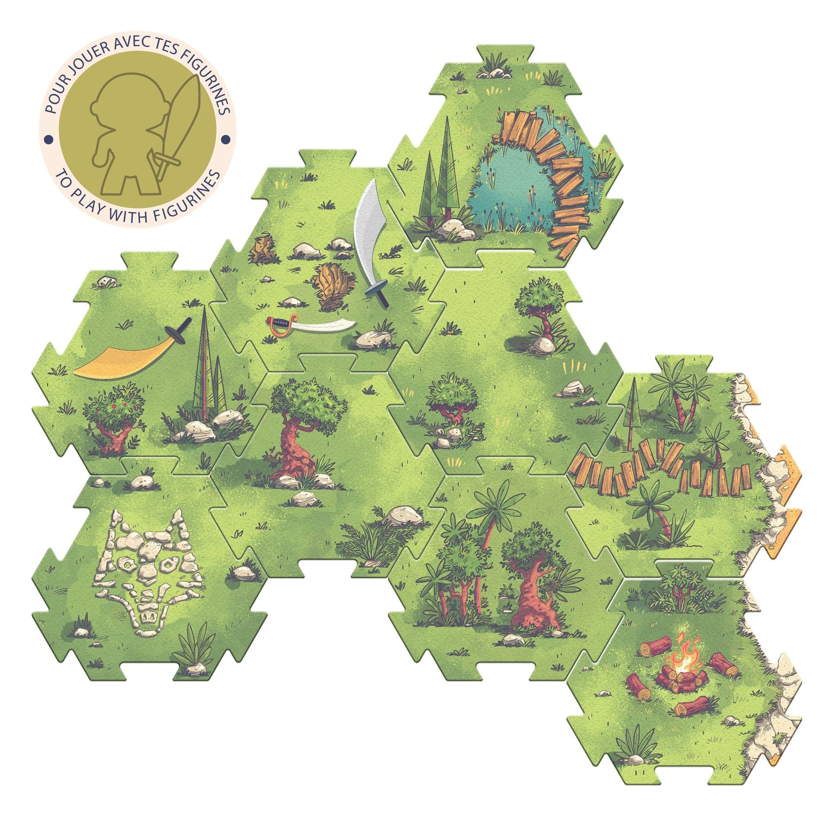 Puzzl'Up Arty toys, Voras Furious 17pz + 1 personagio