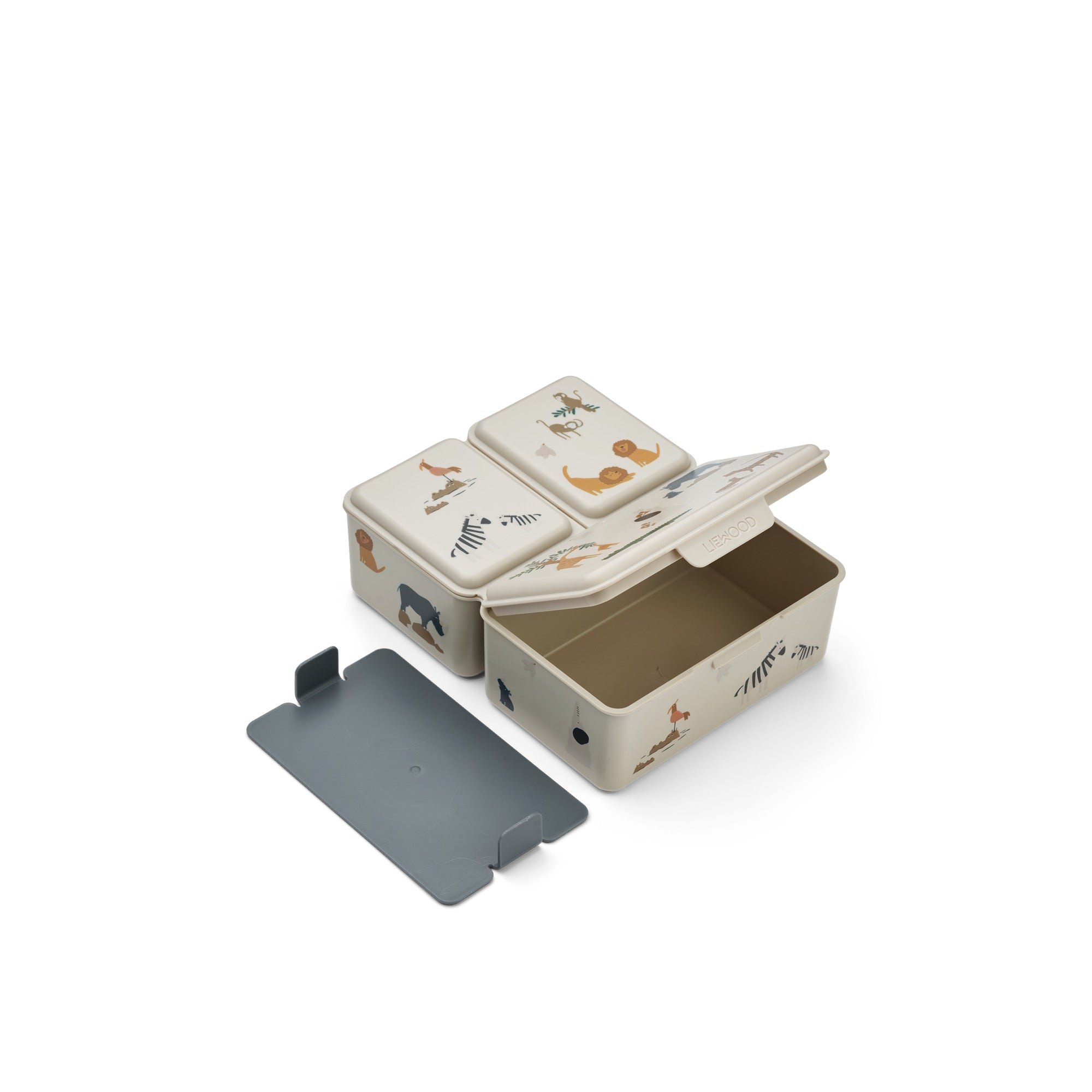 Porta pranzo con 3 scomparti intelligenti, Animali