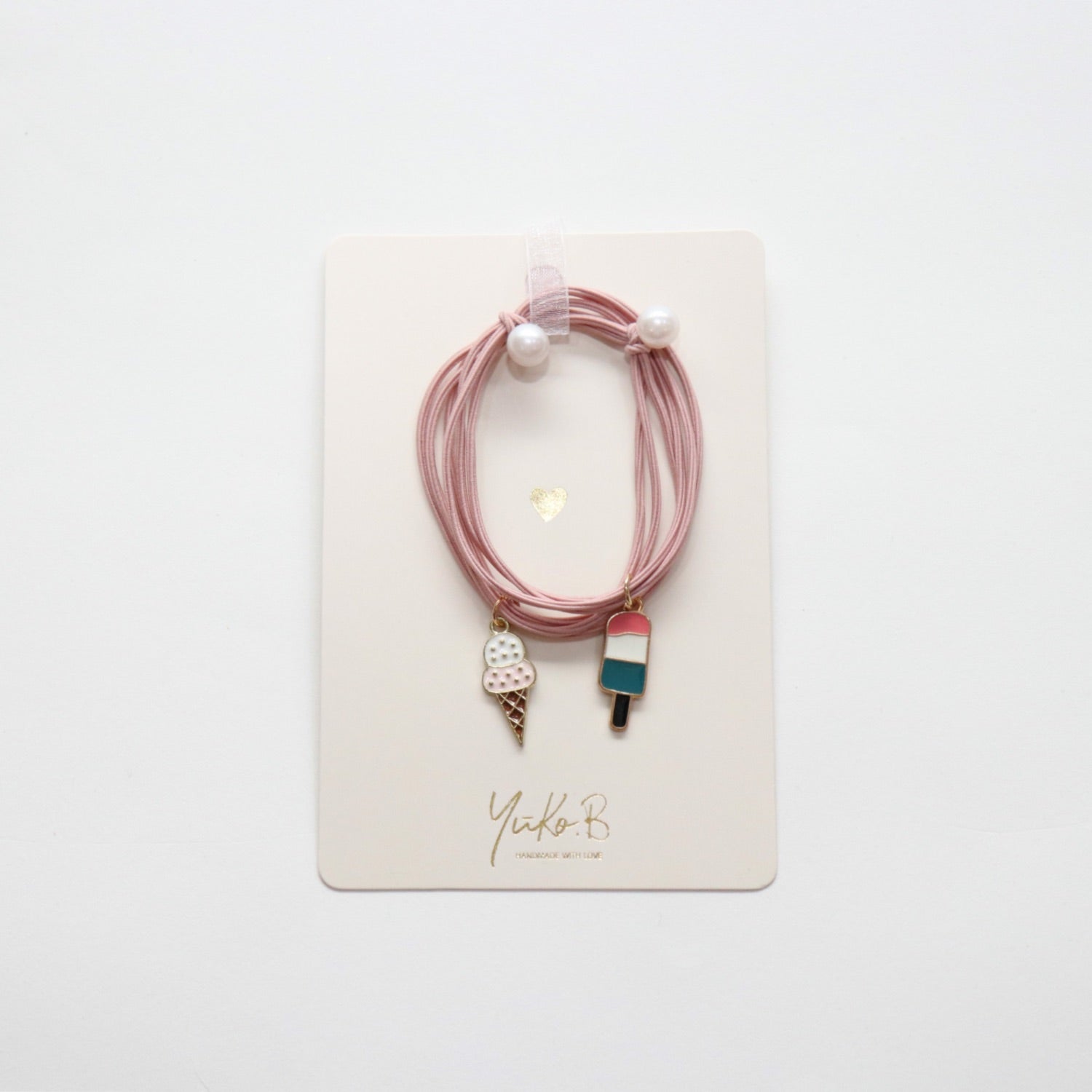 Hair elastics, Ice creams