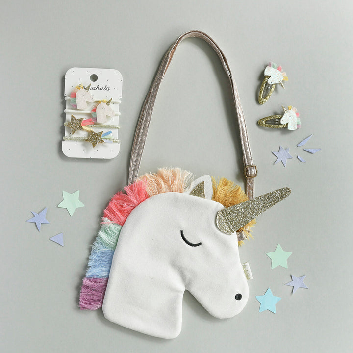 Borsetta bambina Unicorno arcobaleno