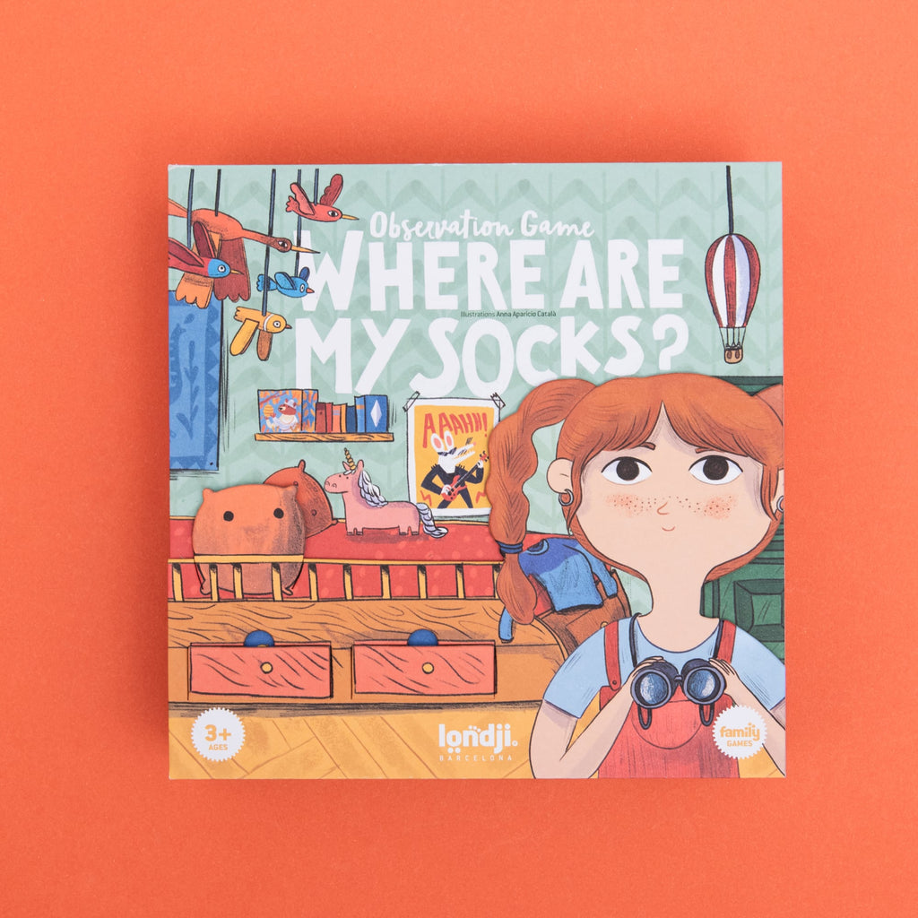 Seek and find game, Where are my socks?