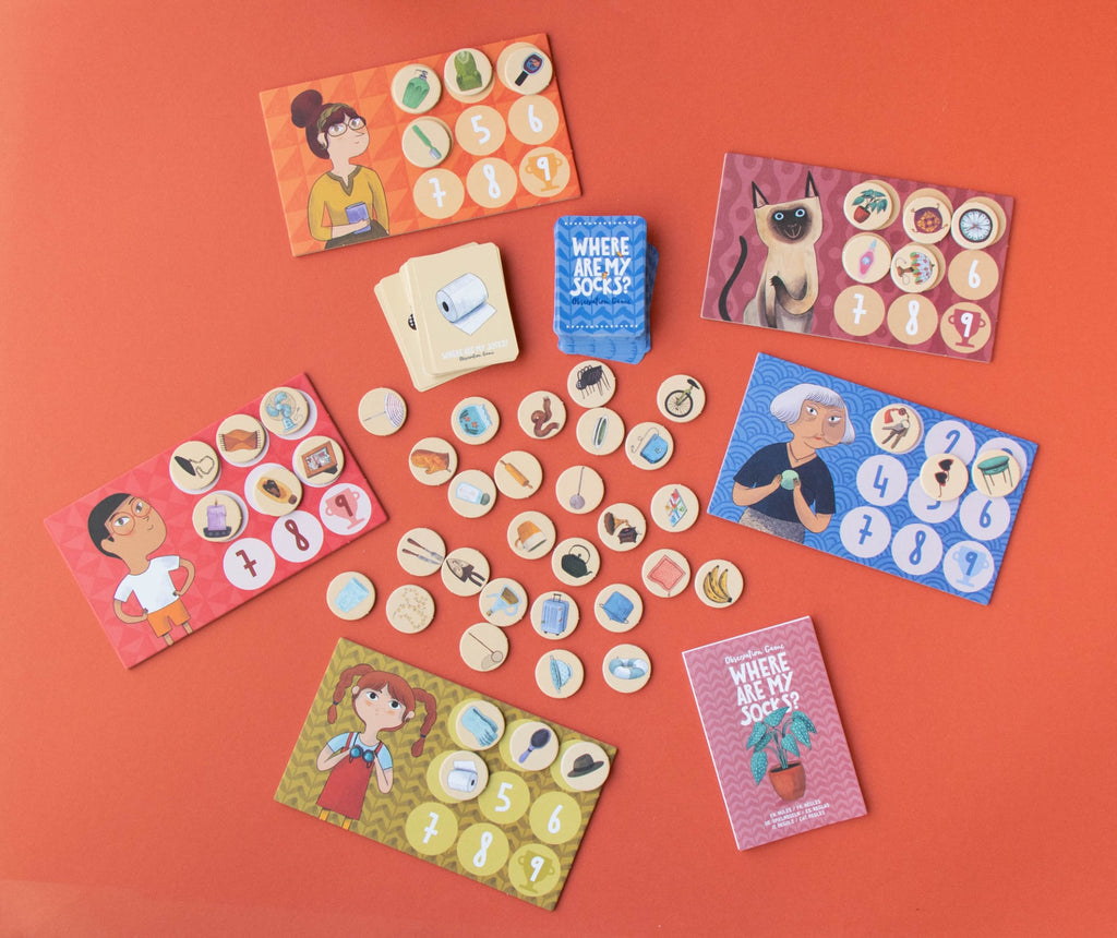 Seek and find game, Where are my socks?