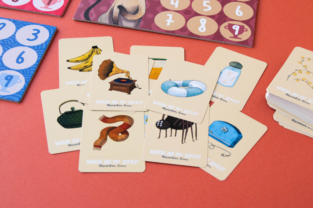 Seek and find game, Where are my socks?