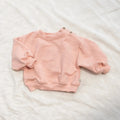 Bamboo and organic cotton sweatshirt, Soft peach