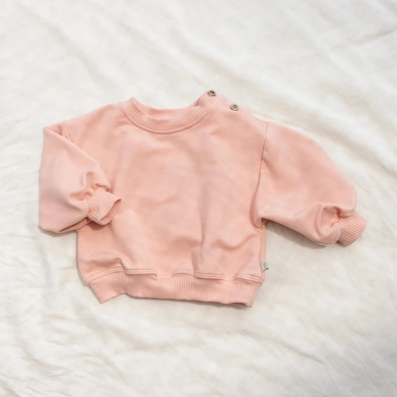 Felpa in bambù e cotone bio, Soft peach