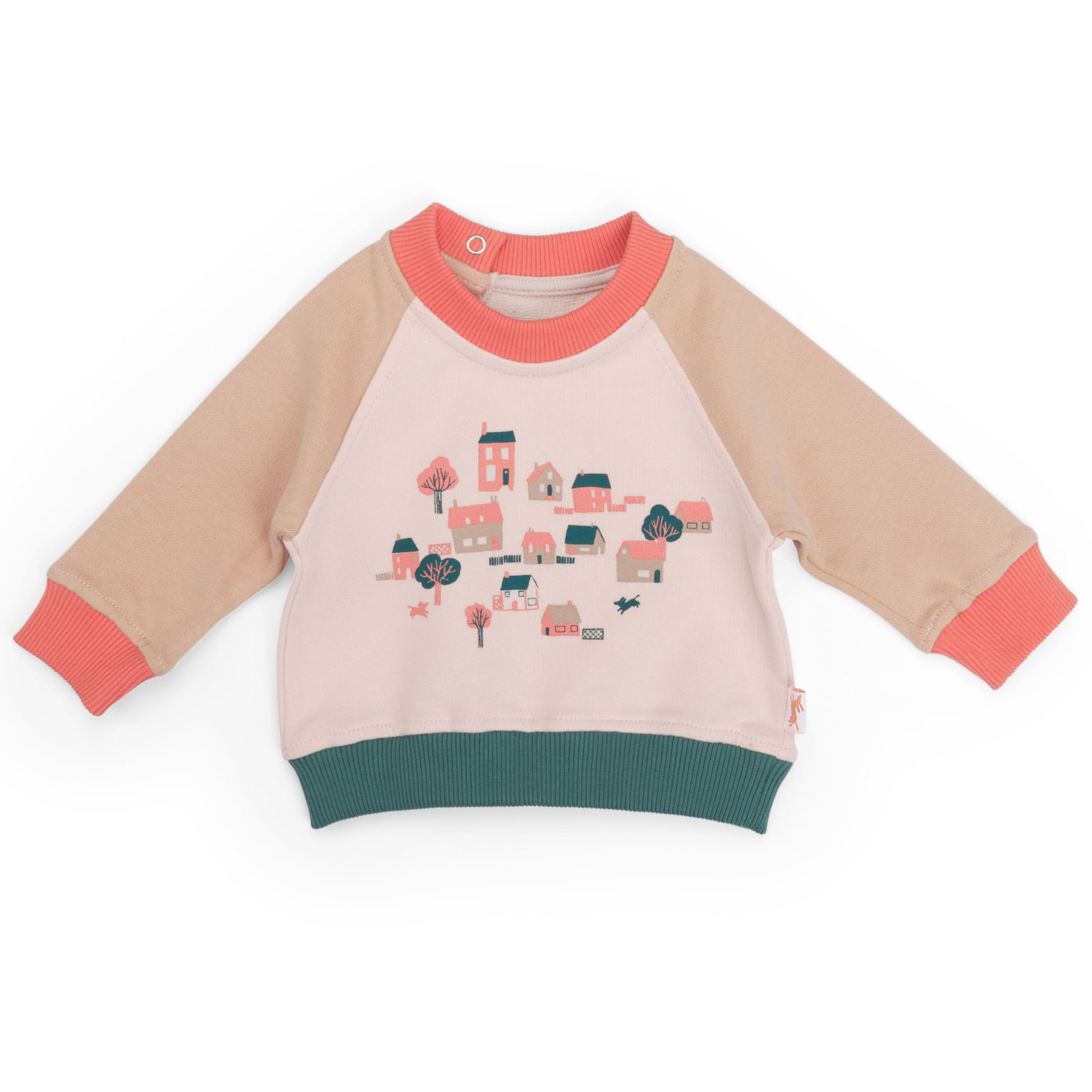 Felpa morbida in cotone multicolore, Lizou