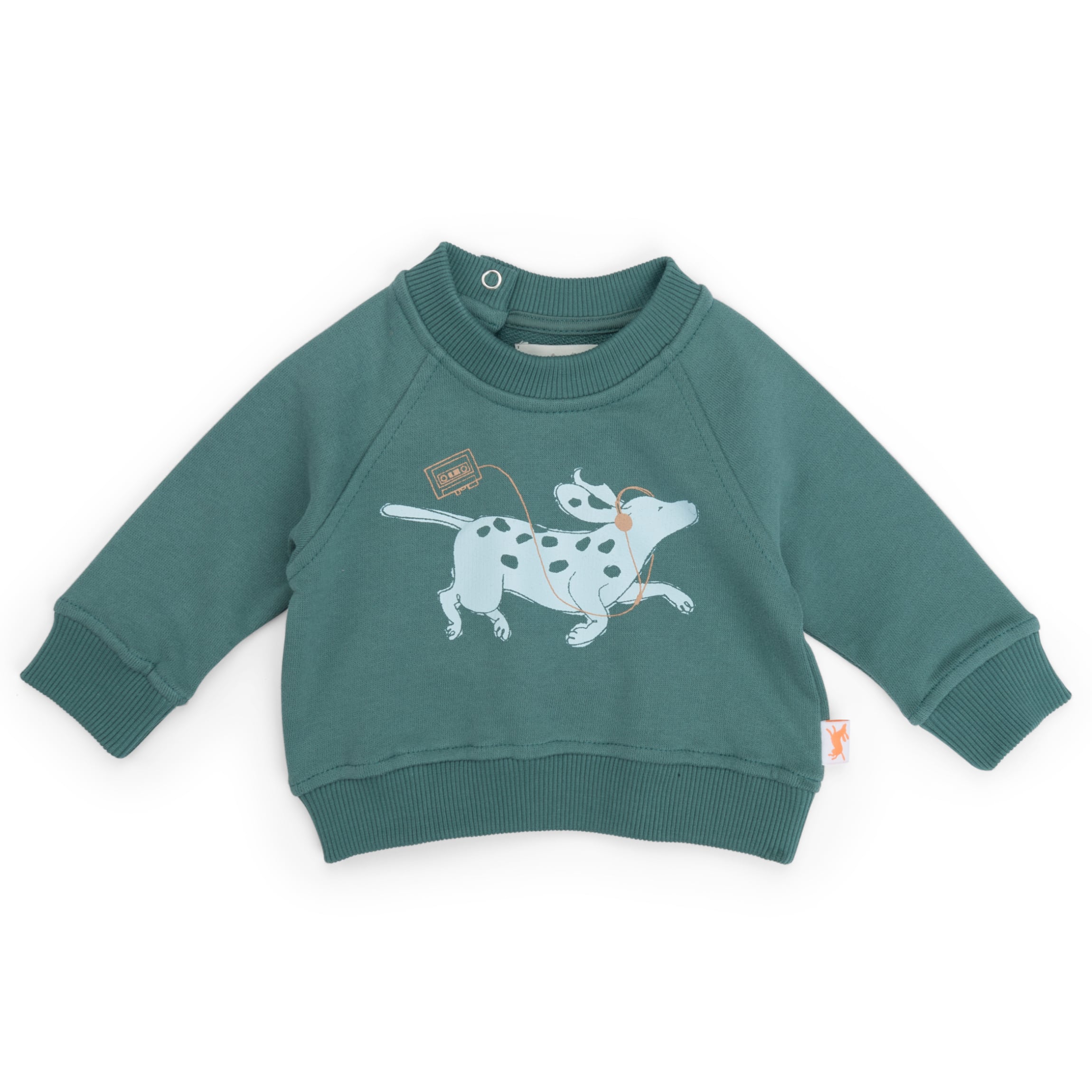 Artichoke Green Cotton Soft Sweatshirt, Lenny