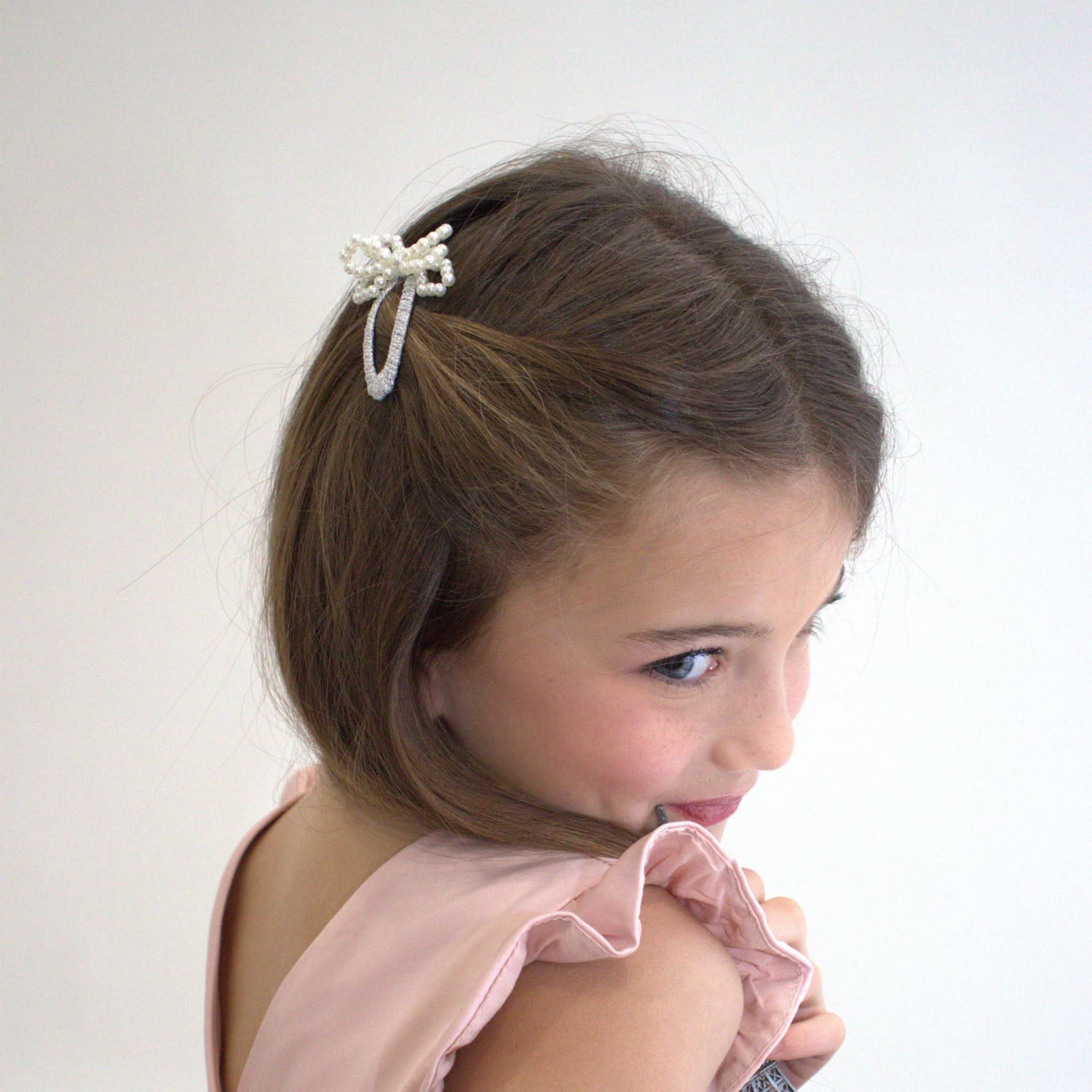 Hair clips, Paris Milena silver