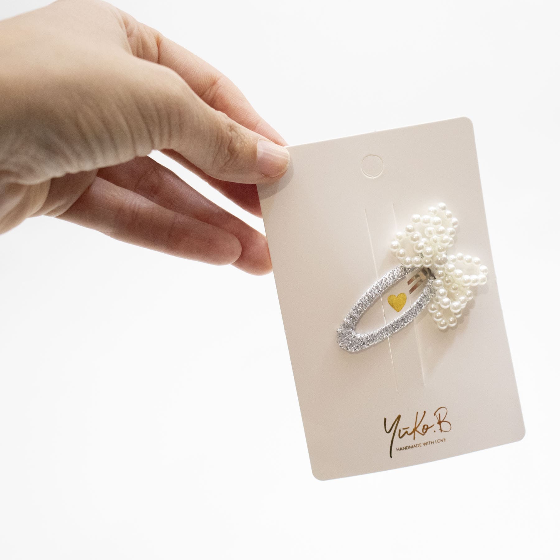 Hair clips, Paris Milena silver