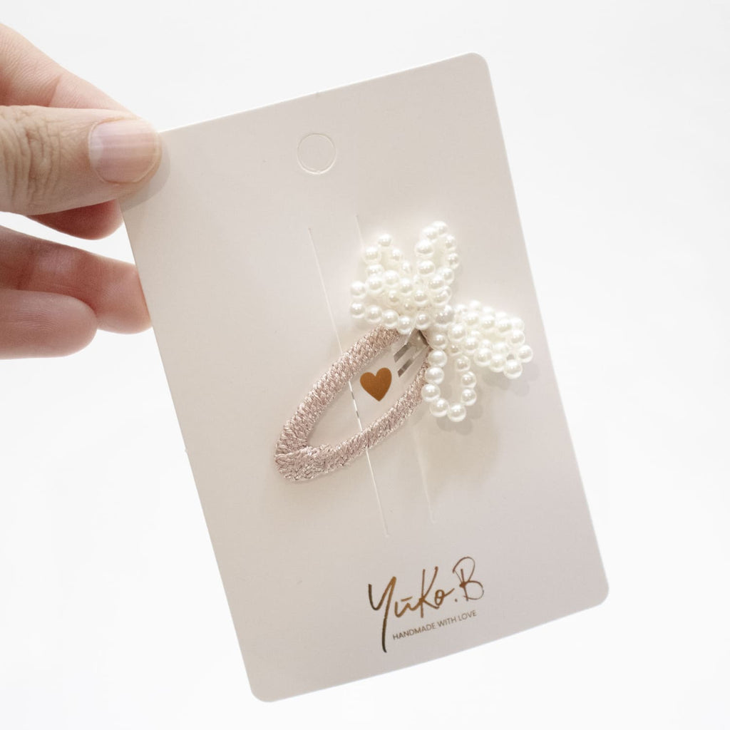 Hair clips, Paris Milena pink