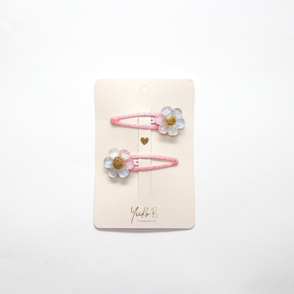 Fermagli per capelli, Margherita fiori