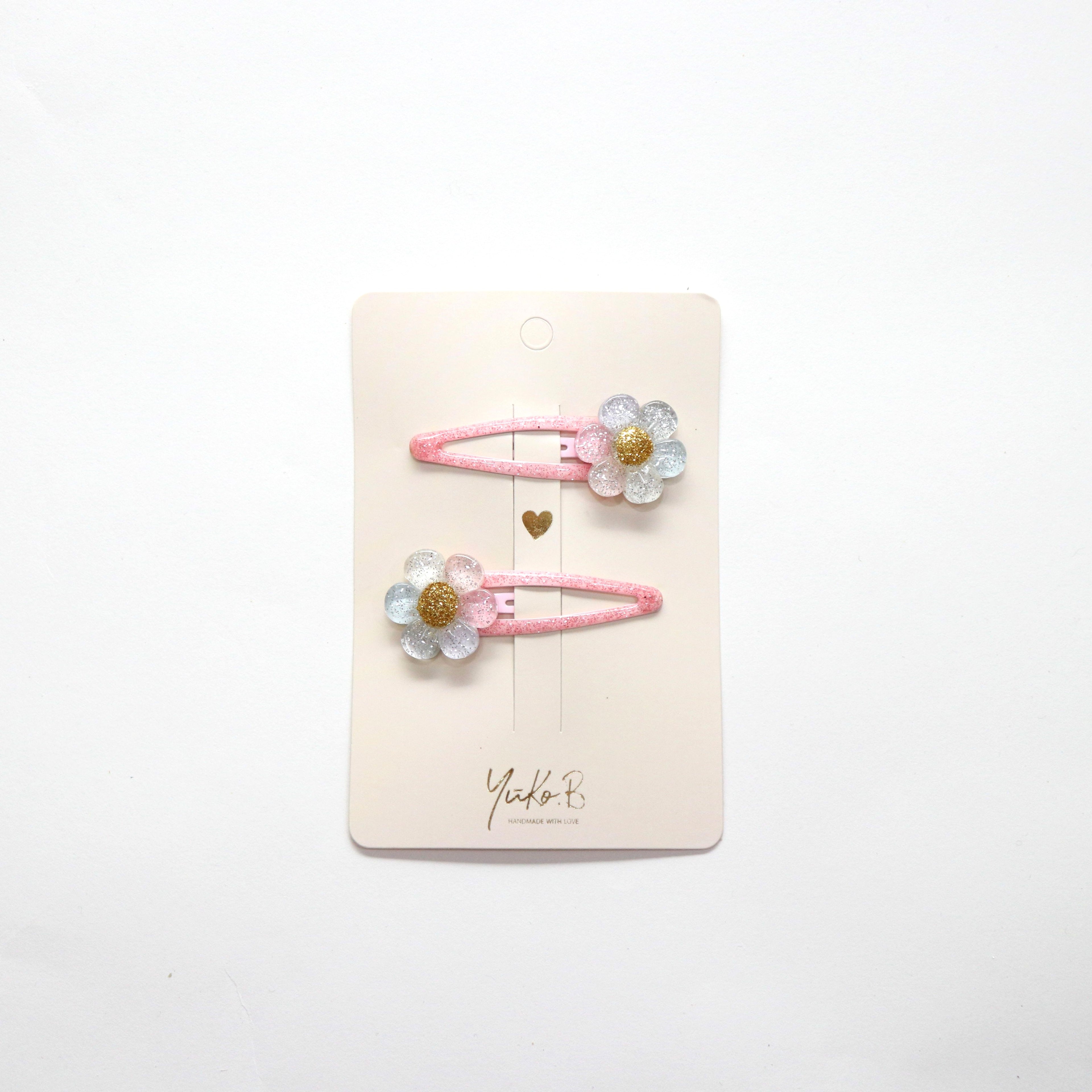 Fermagli per capelli, Margherita fiori