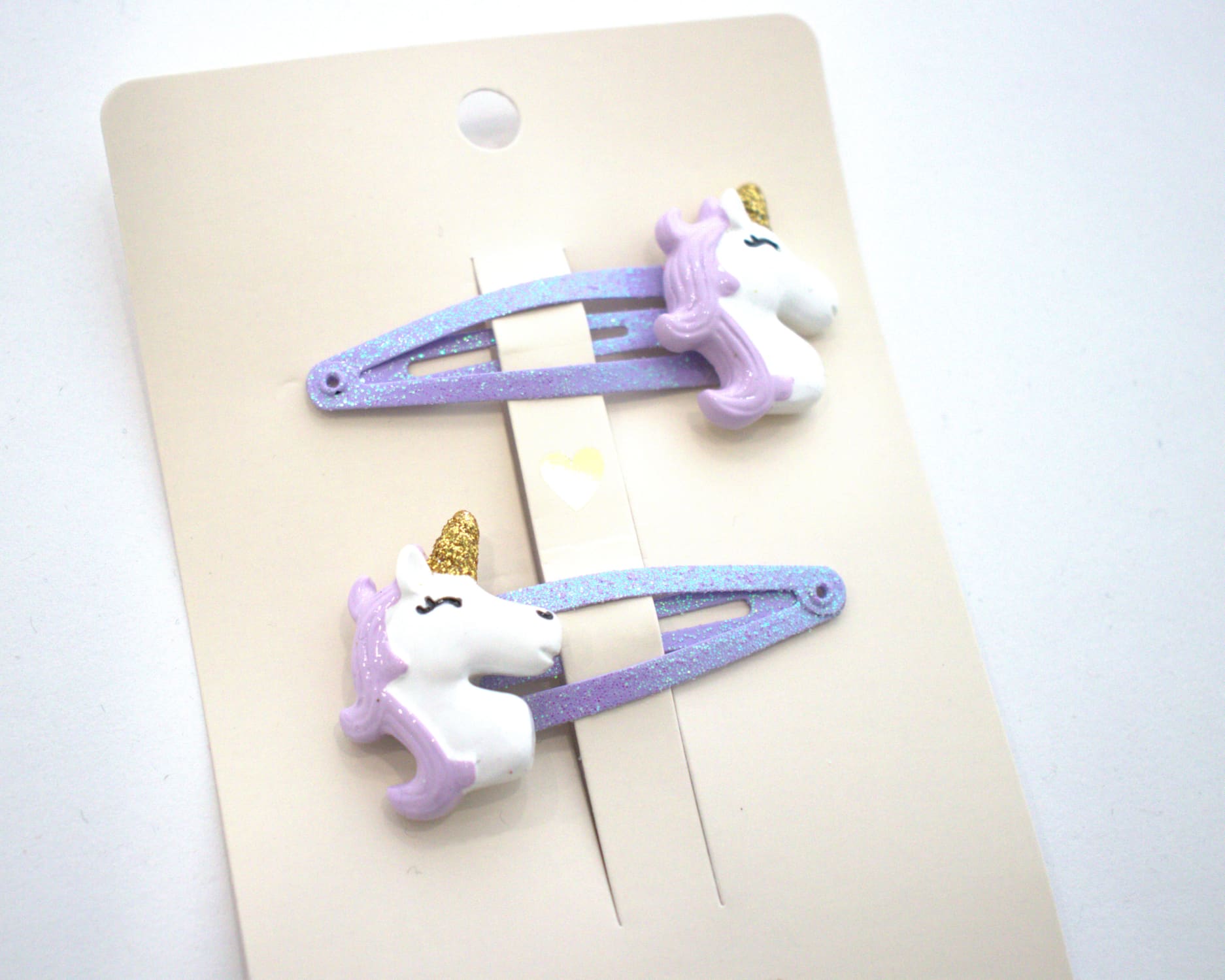 Fermagli per capelli, Unicorni lilla