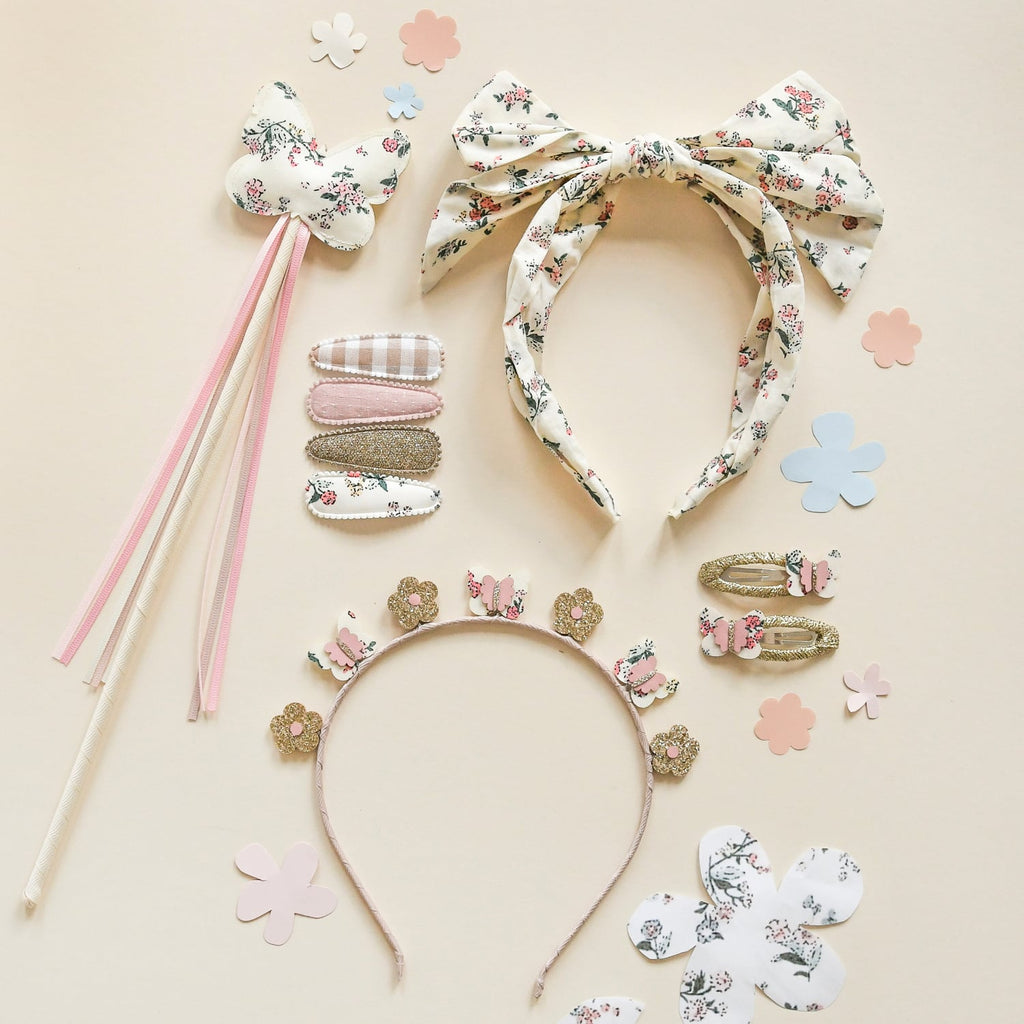 Flora bow girl headband