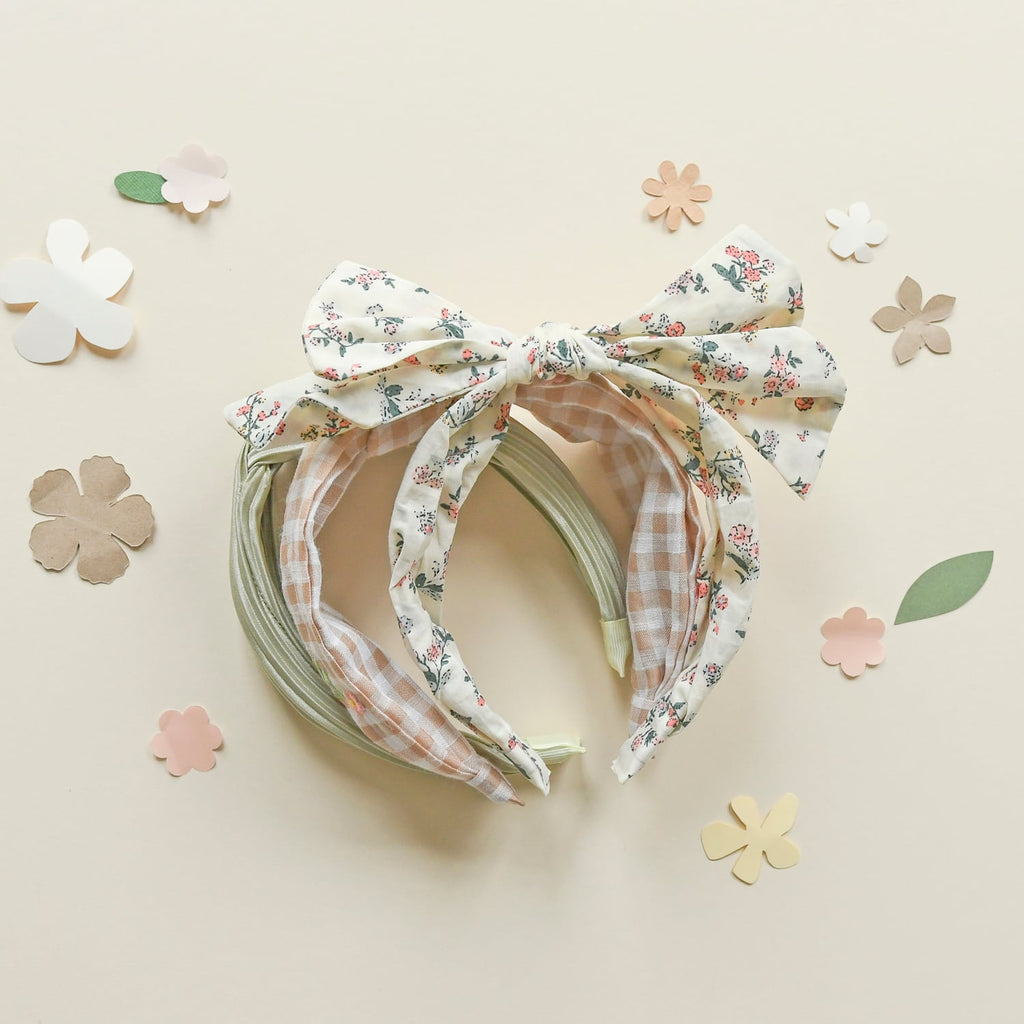 Flora bow girl headband