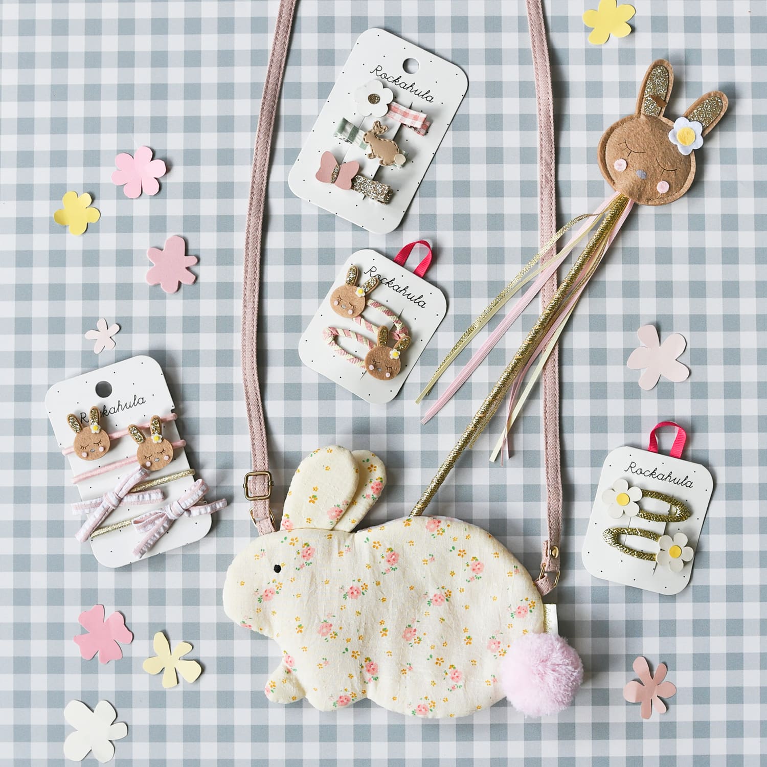Daisy hair clips