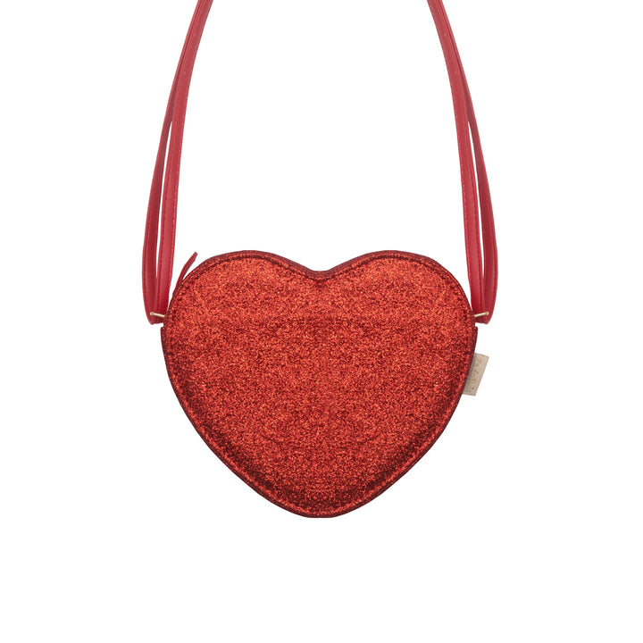 Borsetta a forma di cuore glitter