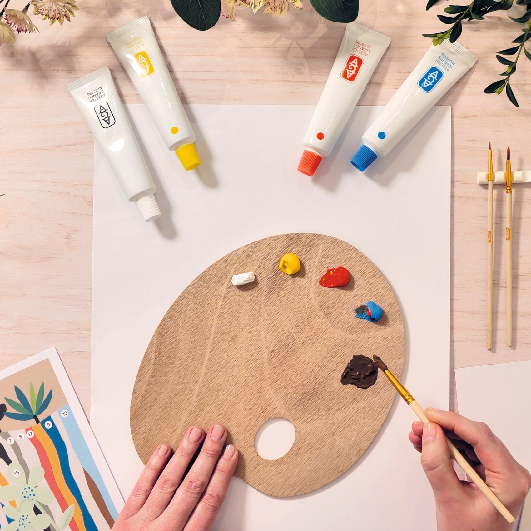 Atelier 22, Colour mixing