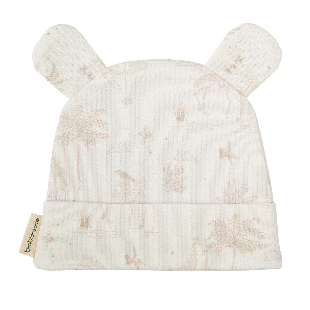 Bonnet pour nouveau-né en coton et bambou bio, Noe