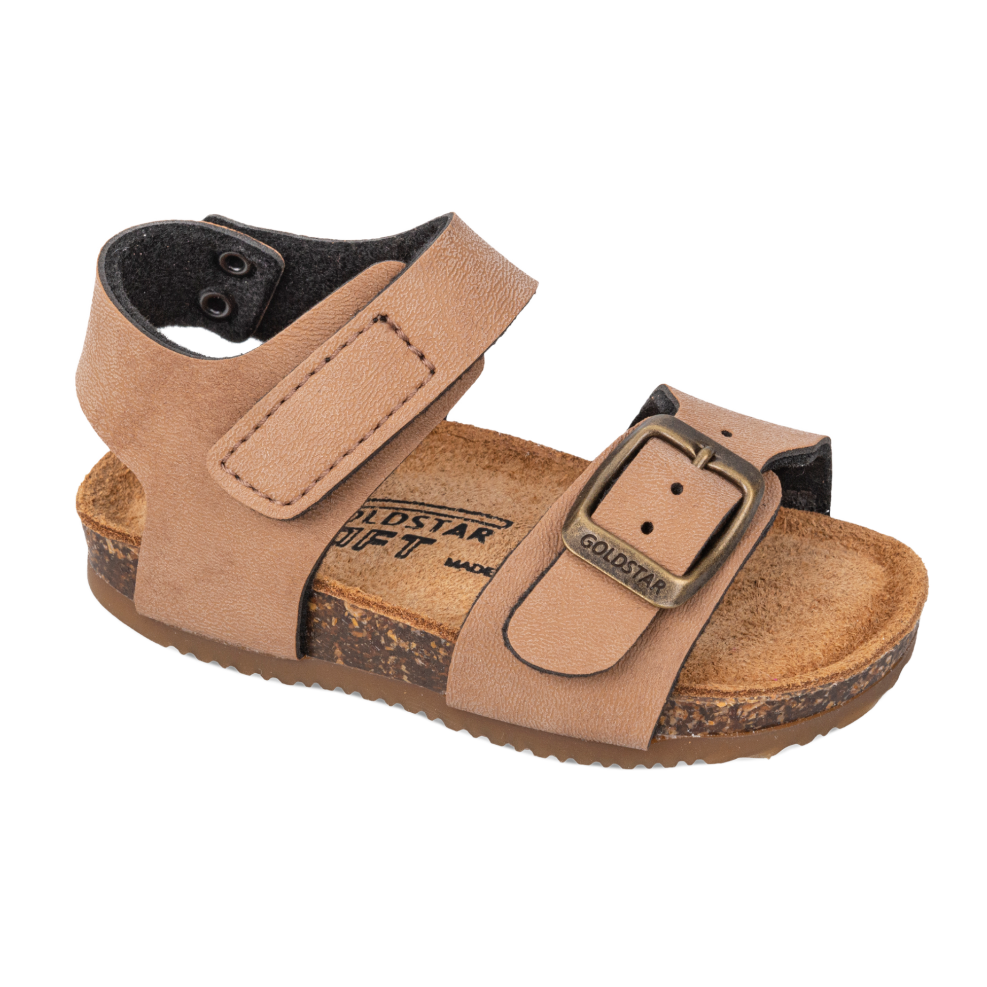 Sandali aperti super flessibili, Cognac
