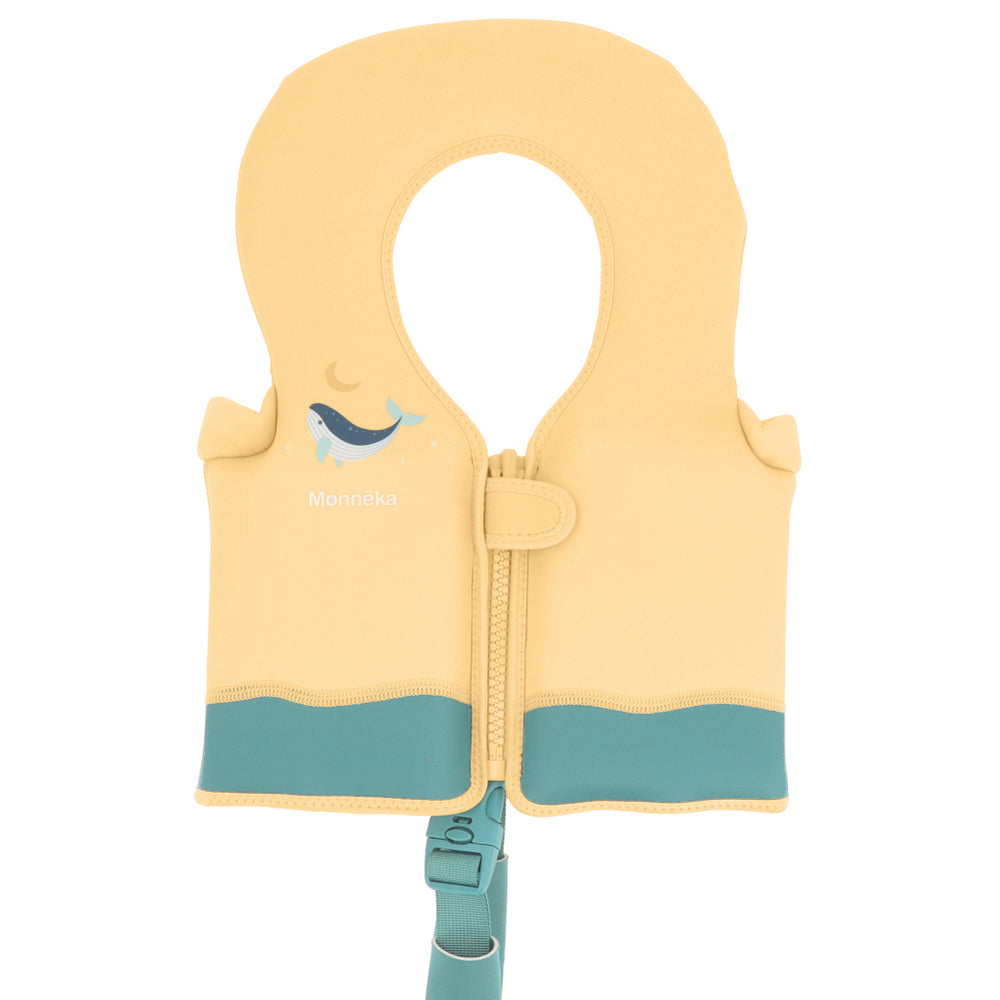 Giacca galleggiante apprendimento 1-2 anni, Balena verde