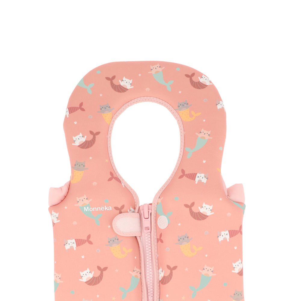 Giacca galleggiante apprendimento 1-2 anni, Gatti sirene