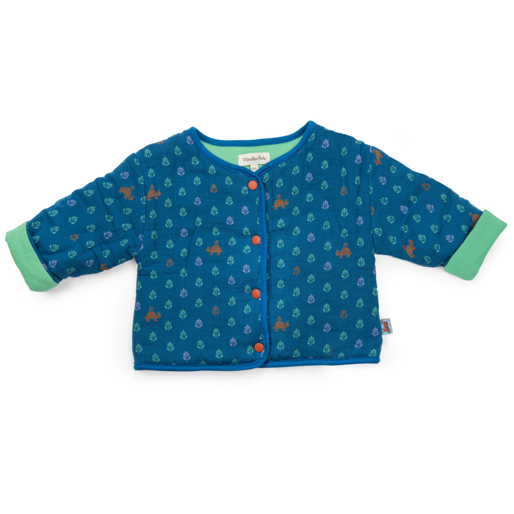 Jacket in jersey-lined muslin, Mathilde