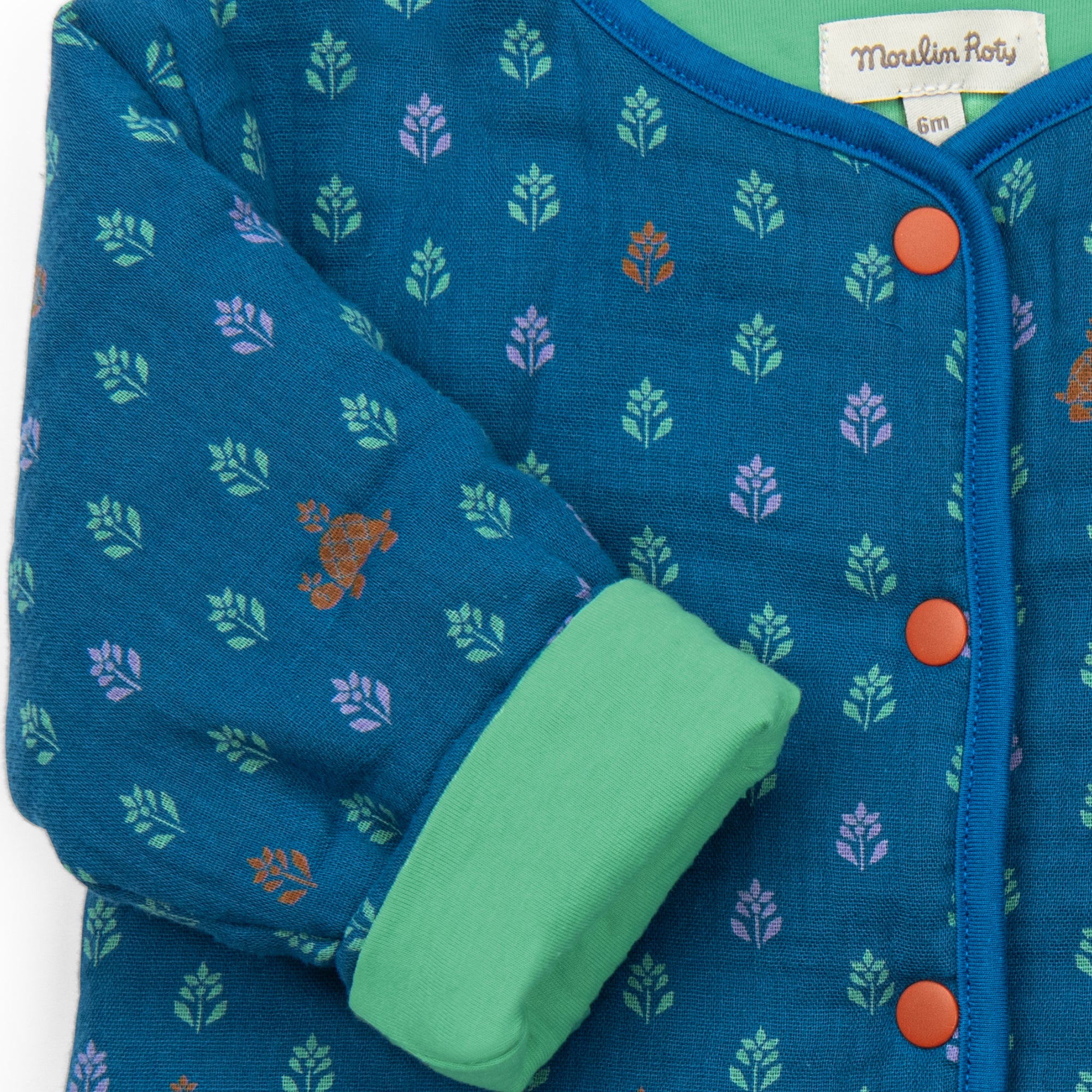 Jacket in jersey-lined muslin, Mathilde